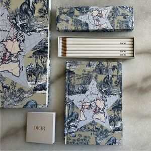 NIB Dior Notebook & Pencil Set